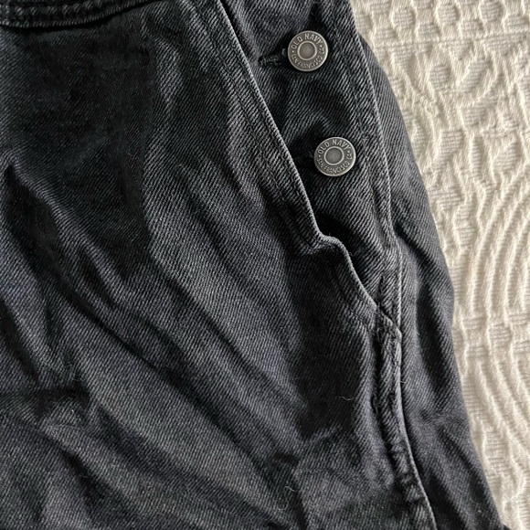 Old Navy Black Jean Short Overalls for Women - Picture 7 of 7
